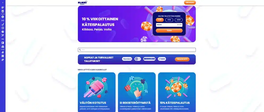 klikki kasinon etusivu